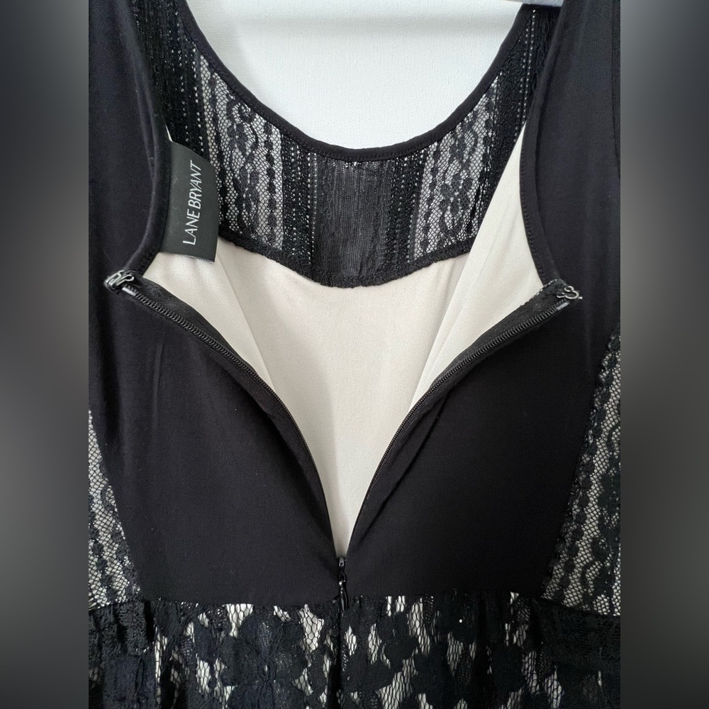 Lane Bryant Black and White Lace Dress - Picture 15 of 17